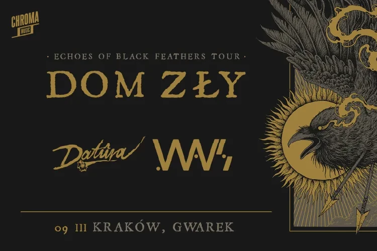 Klub Studio - Dom Zły & Datura & .Wavs Echoes Of Black Feathers Tour klubgwarek - Dom Zły & Datura & .Wavs Echoes Of Black Feathers Tour