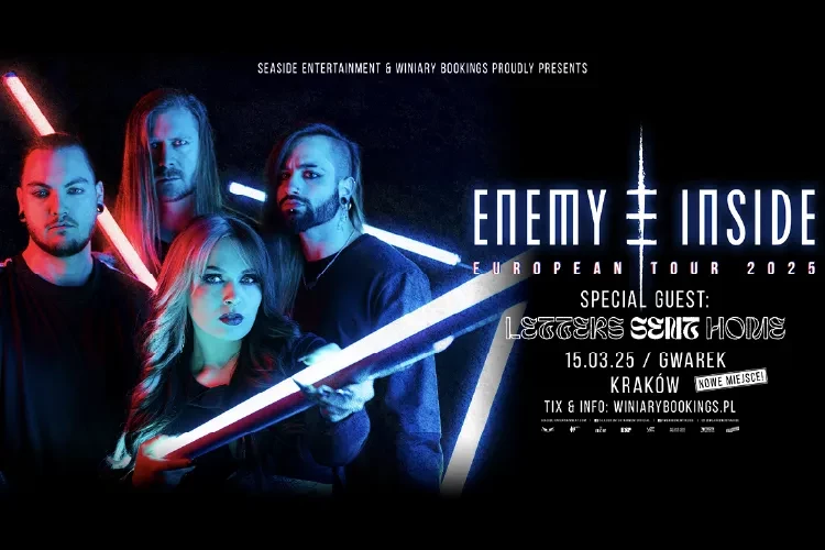 Klub Studio - Enemy Inside & Letters Sent Home VENOM European Tour 2025 klubgwarek - Enemy Inside & Letters Sent Home VENOM European Tour 2025